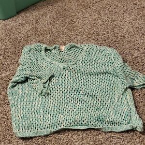 Massimo Light Teal Knit Sweater